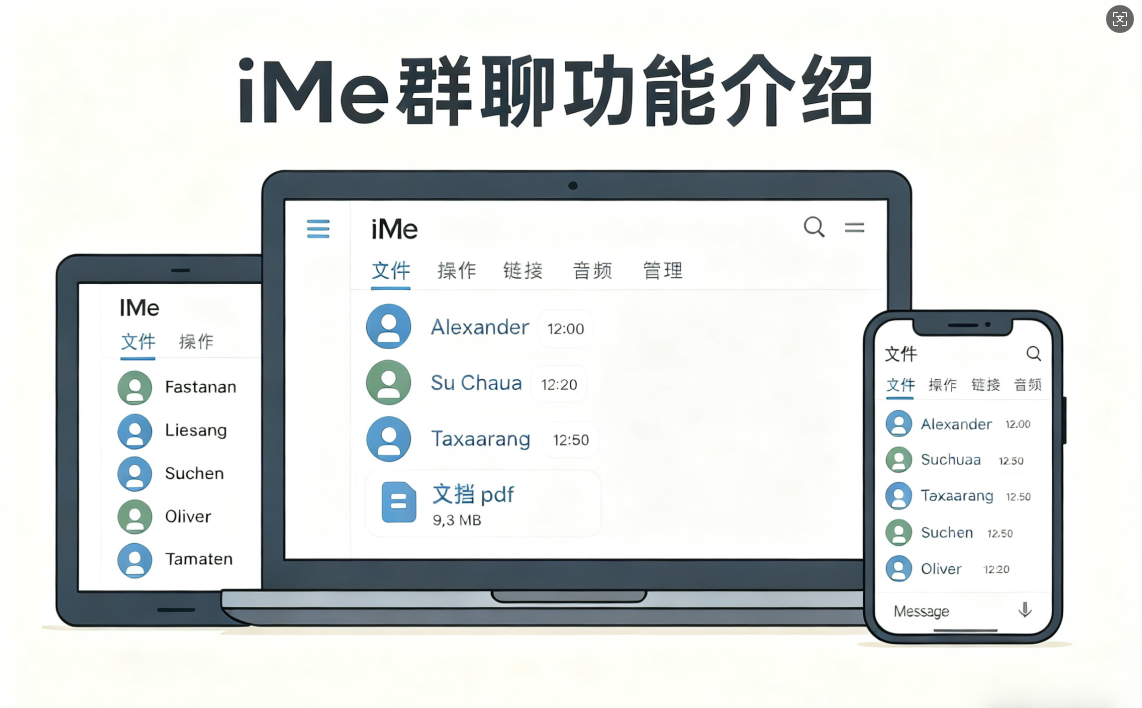 iMe群聊怎么用?完整功能解析