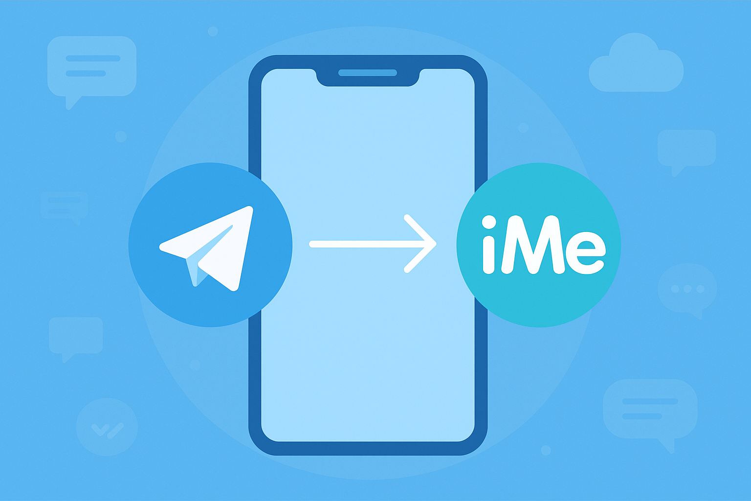 iMe怎么绑定Telegram账号教程